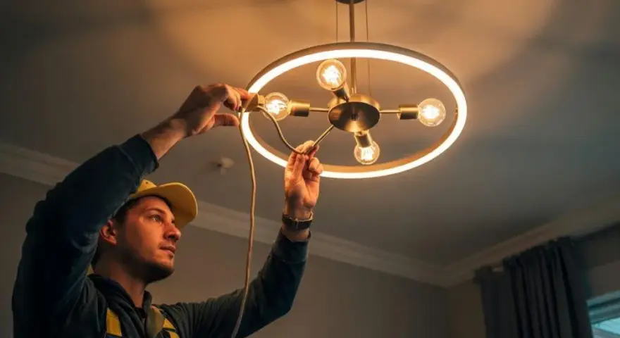 Jak podłączyć żyrandol z 3 żarówkami? Poradnik DIY krok po kroku